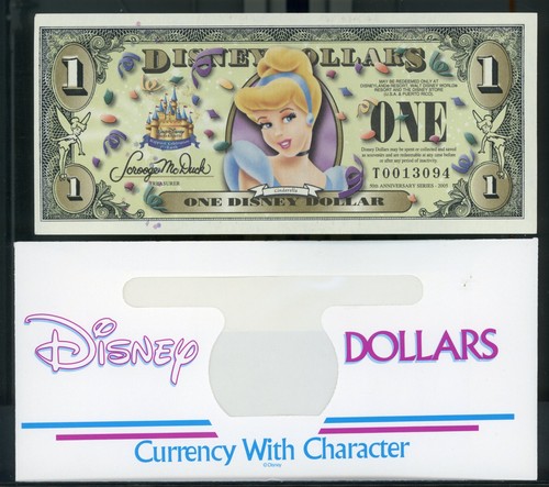 Disney dollar cinderella - disney,