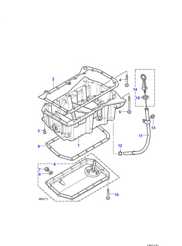 Land rover bolt - bolt, engine