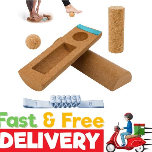 Cork roller balance board with - cork,