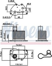 Nissens Engine Oil Cooler for