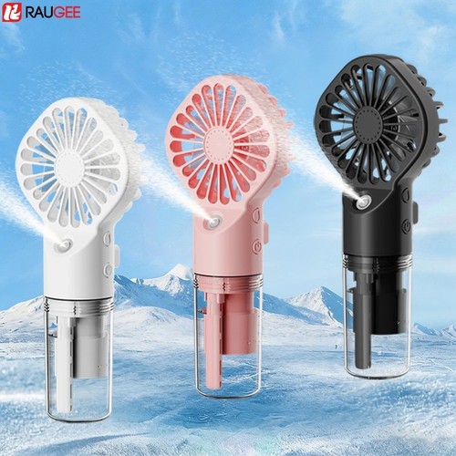 Handheld mist fan with - mist, water