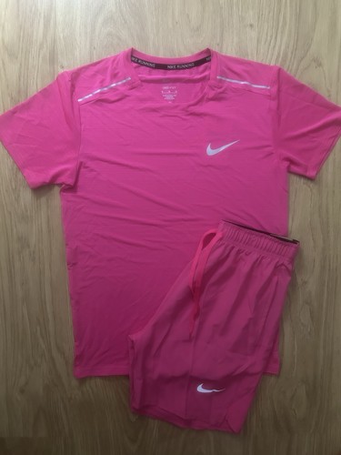 Pink nike miler running set - nike,