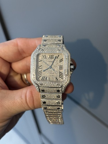 Cartier santos white men - cartier,