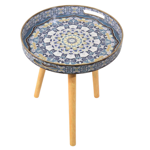 Moroccan mosaic round - moroccan,