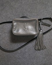 YSL Monogram Lou Silver