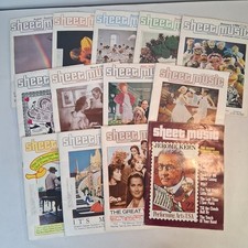 (13) SHEET MUSIC Magazines