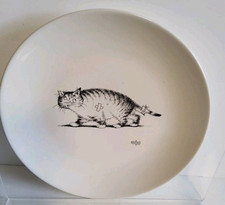 Dubout 2000 Editions Clouet Injured Cat Ceramic Plate