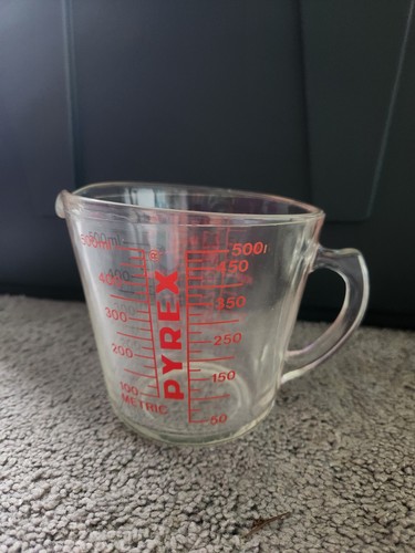 Vintage pyrex glass measuring - vintage,