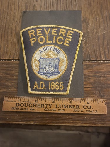 Revere police shoulder - police,