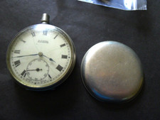H. Samuels Manchester 1930s Nickel Pocket Watch.. 55mm. Spares-Repair