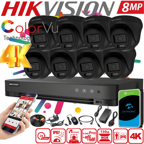 Hikvision colorvu 8mp - hikvision,