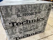 2 x Technics SL-1200 GLD Limited Edition Turntables BOXED Gold LTD MINT UNUSED