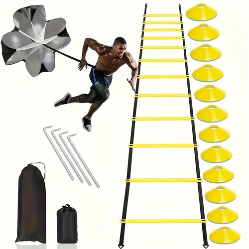 Soccer training agility ladder - training,