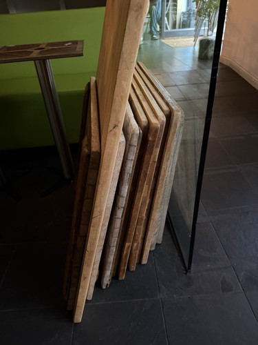 Rectangular wooden restaurant - rectangular,
