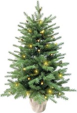 Pre Lit Artificial Christmas Xmas Tree 3 ft Xmas Tree, 70 Led Battery (4)