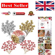 Festive 100pcs Frosted Berry
