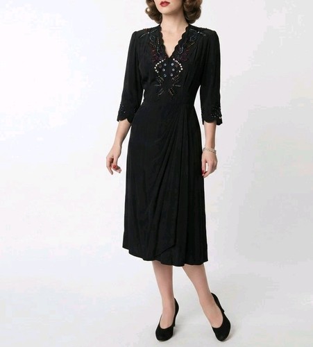 Original 40s black - black, dress