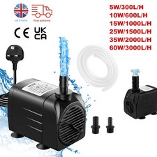 4500 Litres/hr Submersible Water Pump Fish Tank Aquarium Feature Pond Fountain