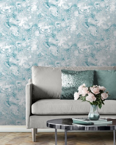 Marble effect wallpaper wall - marble,