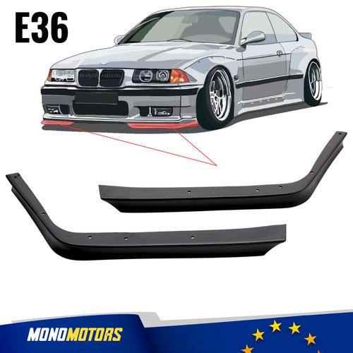 Front bumper spoiler - front,