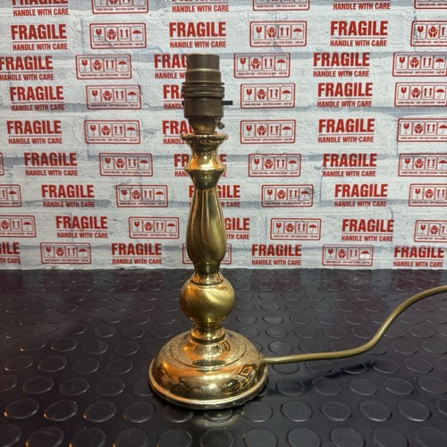 Vintage brass table lamp - brass,