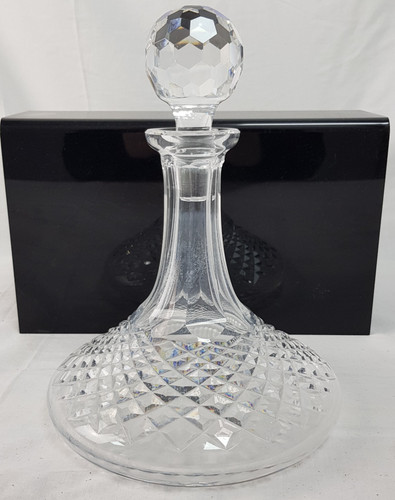 Cut glass crystal ships - cut,