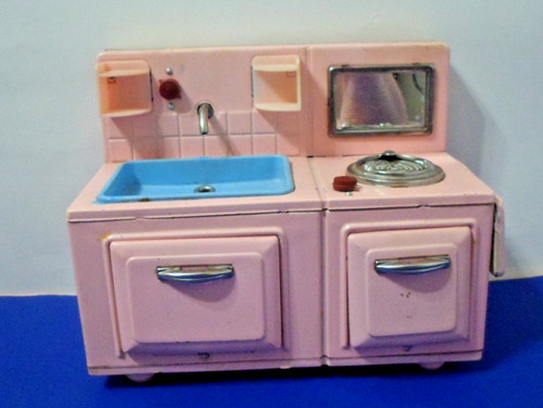 Doll kitchen furniture metal - kitchen,