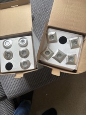 Job Lot IP68 Outdoor LED Decking Lights 40mm Round/Square BLUE 0.5W 5-kit (x29)