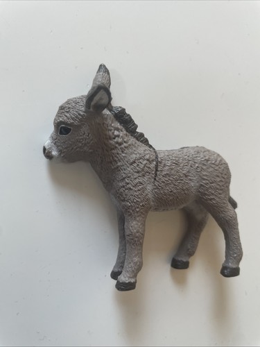 Schleich grey donkey - donkey, foal