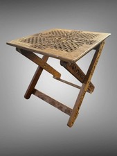 Small Altar Table for Meditation, Puja, Wiccan, Buddhist Practices - Folding Low