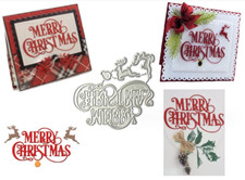Merry Christmas Reindeer Metal