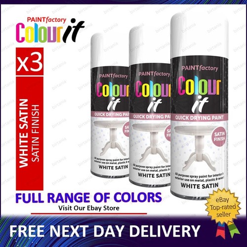 All purpose white - 3x, satin
