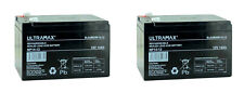 2 x ULTRAMAX 12V 14AH (SAME AS 12AH & 15AH) for AQUASOOTHE 'JUMBO' BATTERYPACK