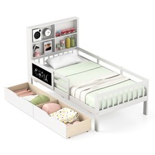 COSTWAY Single Size Bed Frame