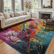 Non Slip Large Area Rugs For