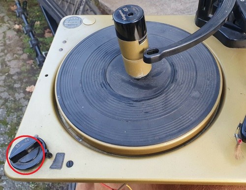 Speed selector knob magnavox - speed,