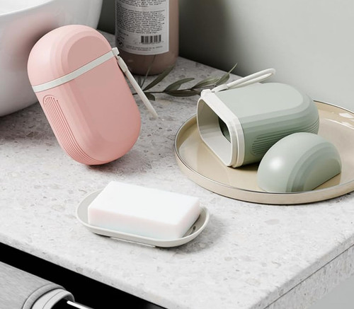 2pcs travel soap box - 2pcs,