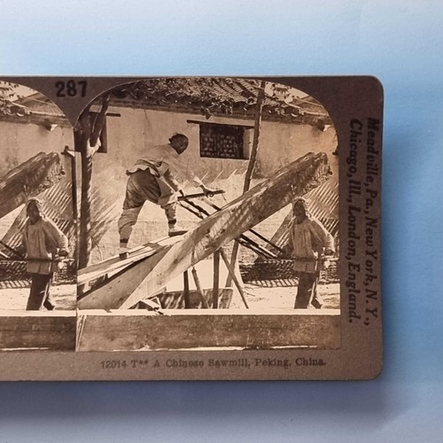 Peking stereoview c1900 - stereoview, china