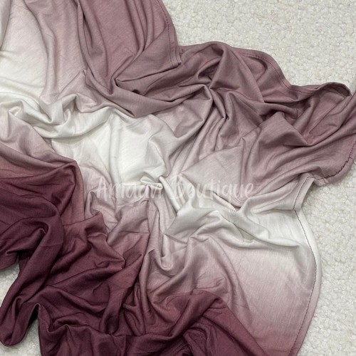 New viral ombre hijabs jersey - new,