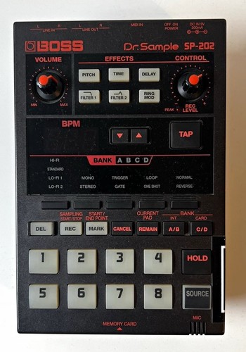 Boss sample 202 sampler - sample,
