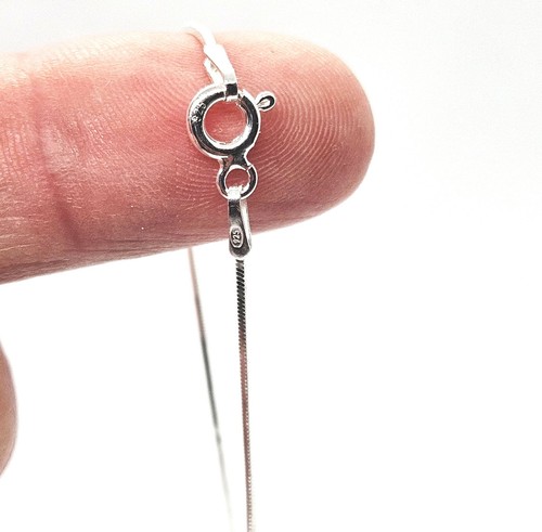 Sterling silver chain necklace - sterling,