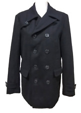 Crafted Women's Black Pea Coat