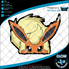 Pokemon Flareon Eevee Peeking