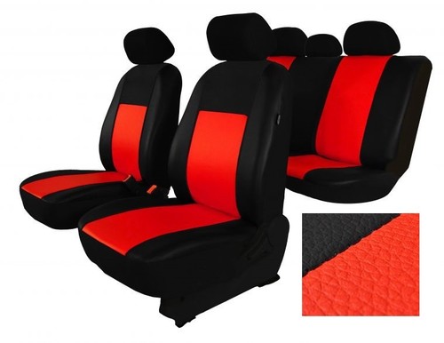 Universal red eco leather - universal, full