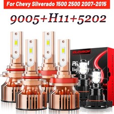 12000K LED Headlight+Fog Light