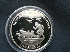 2008 GUERNSEY HISTORY OF THE RAF GENUINE PROOF STERLING SILVER  COIN (HS-334)