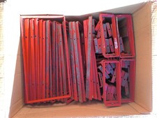 K6 Telephone Box Used Steel Glazing Frames Set 24 Large 48 Small + Pins/Washers
