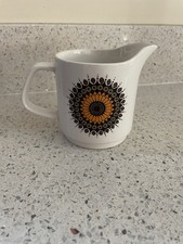 J And G Meakin Inca Studio Pottery 1960’s Ceramic Milk Jug England