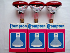 3x 100w Red R95 B22 Bayonet