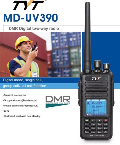 Tyt uv390 dmr digital - dmr, radio